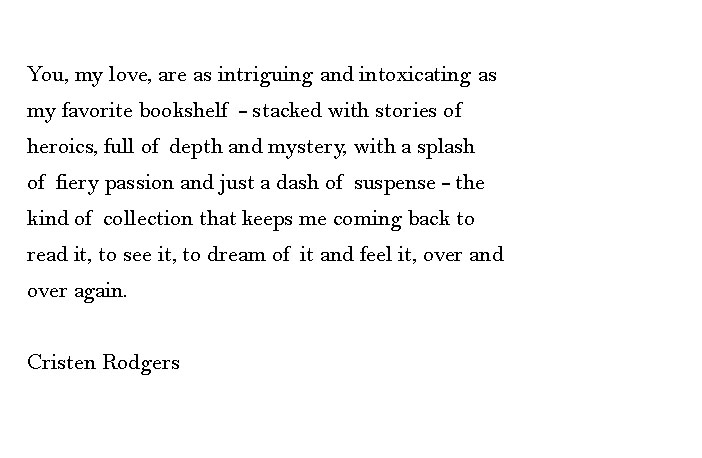 my favorite bookshelf cristen