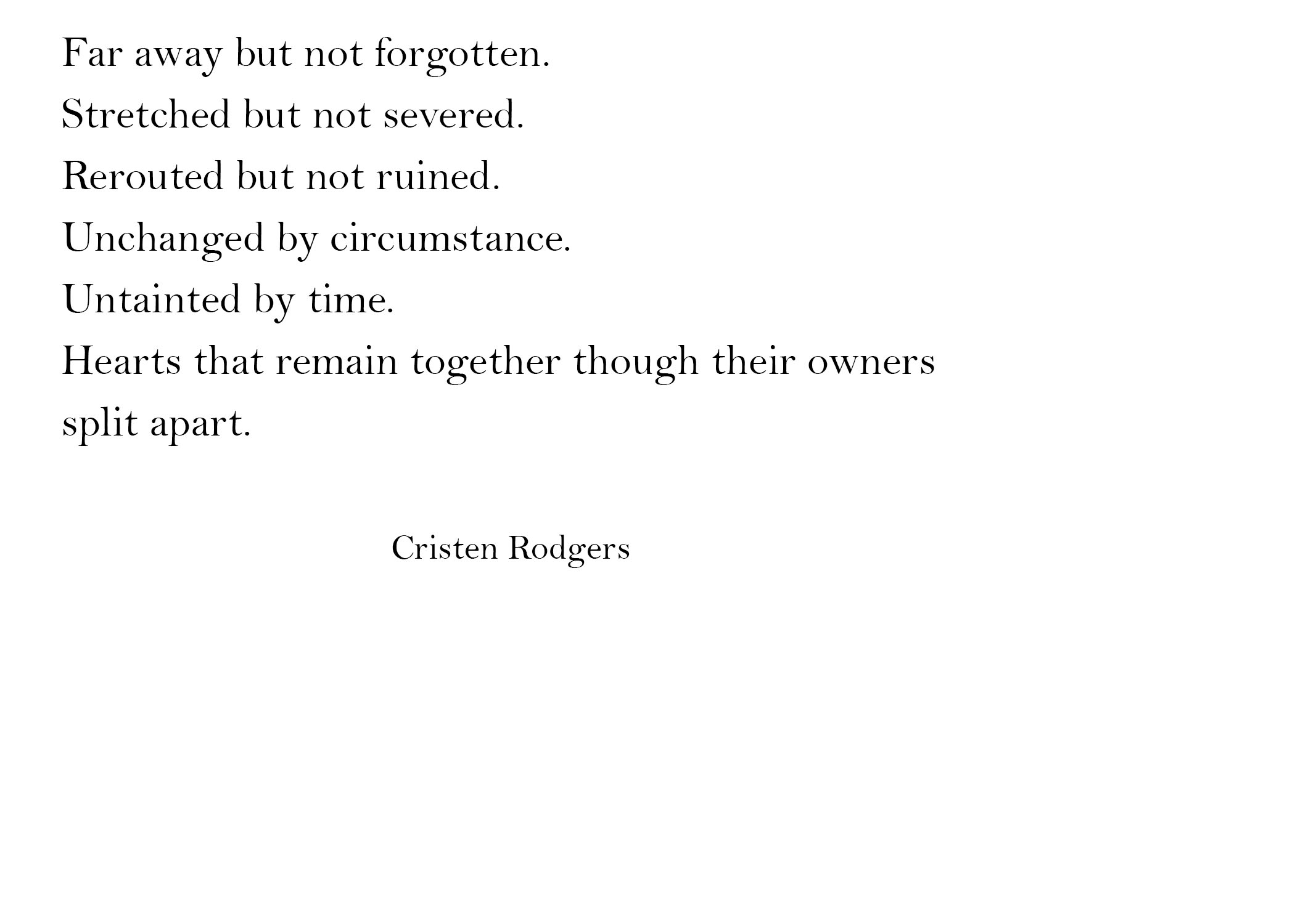 cristen rodgers quotes